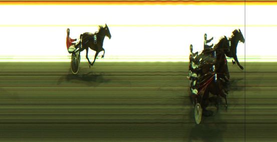 Målfoto for løp 2 på bane JA den 13.02.2024